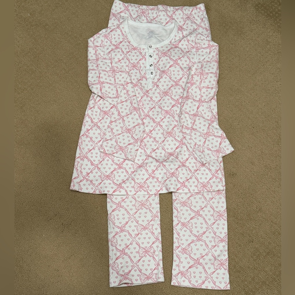 Roller Rabbit × LoveShackFancy Baby Bow Hearts